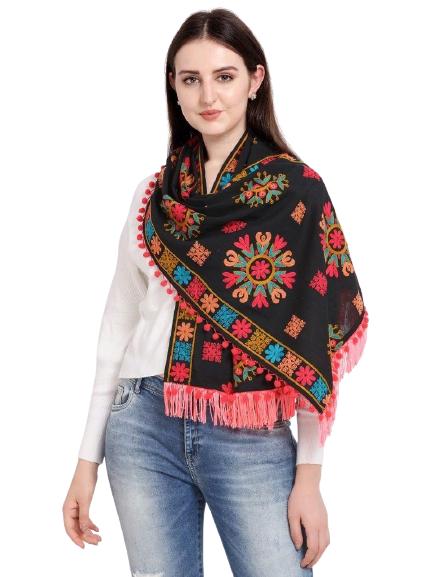 Fantastic Embroidered Khadi Cotton Dupatta