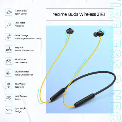 Wireless Bluetooth Stylish Look Neckband